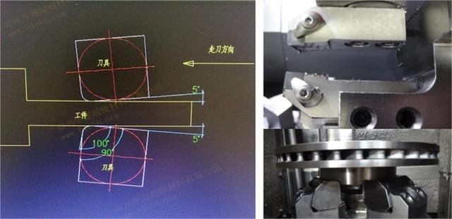 為什么圓弧和仿形加工不能使用PCBN修光刃刀片？